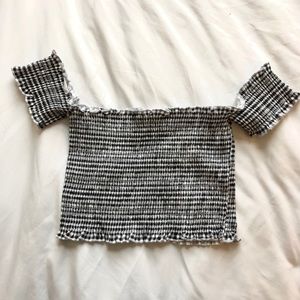 Gingham Crop Top